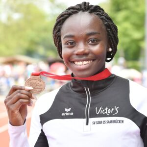 Bronze für Abigail Adjei bei DM Mehrkampf U23, Platz vier für Lea Halmans