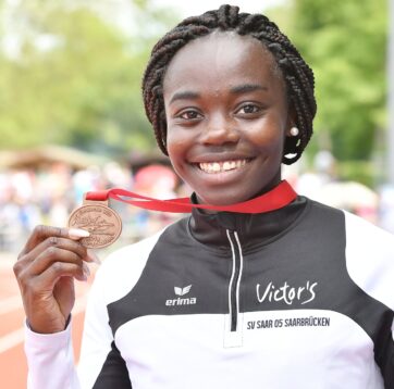 Bronze für Abigail Adjei bei DM Mehrkampf U23, Platz vier für Lea Halmans