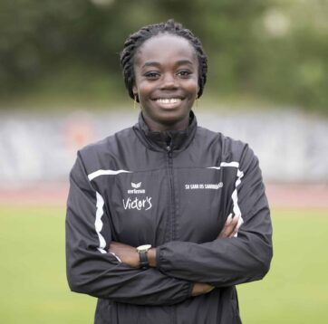 Abigail Adjei: mit persönlicher Bestleistung ins 100 m Hürdenfinale