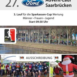 Gute Beteiligung beim 27. Ford Advent-Lauf, 4 Titel für GO! Saar 05