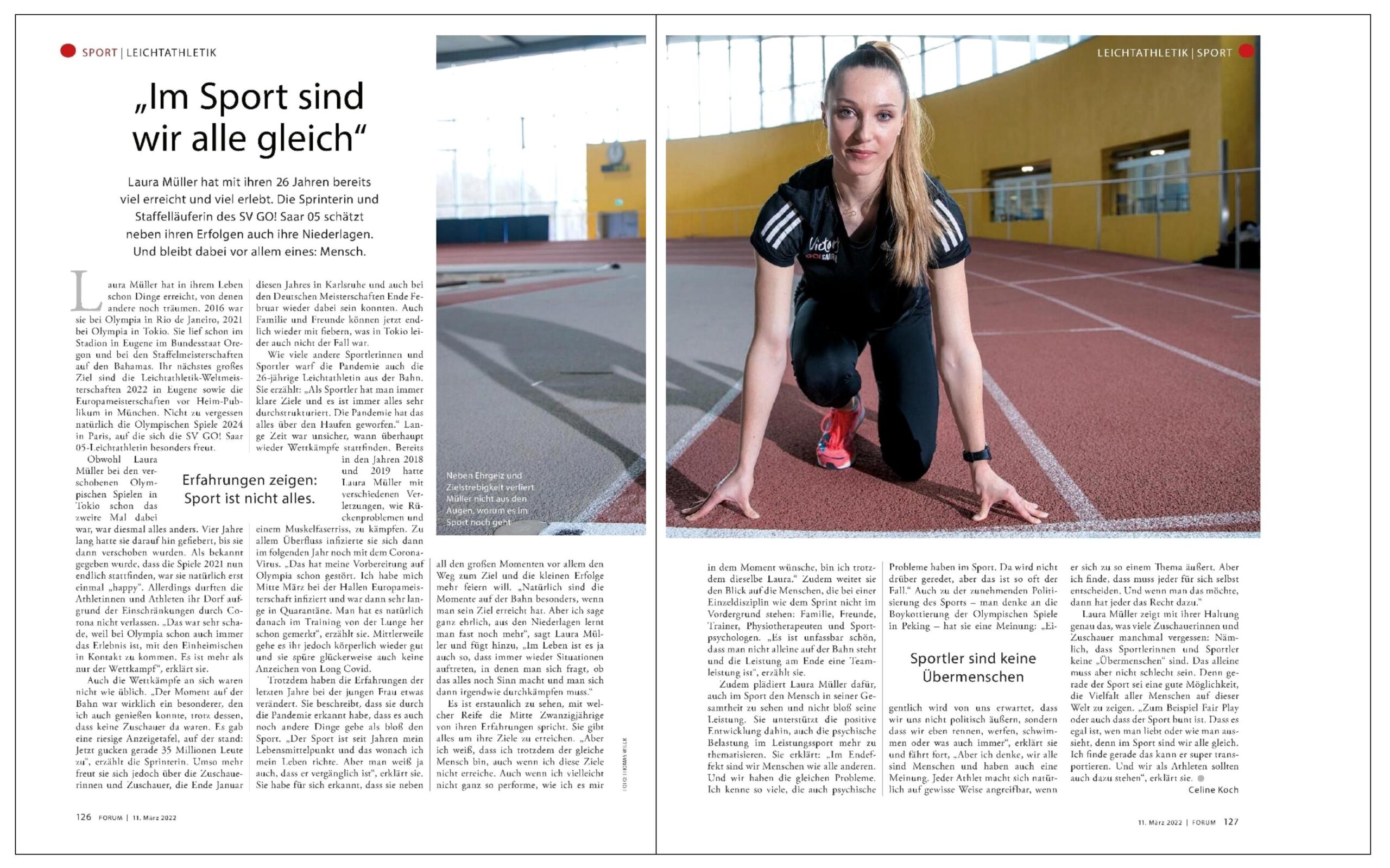 Du betrachtest gerade Laura Müller: Im Sport sind wir alle gleich