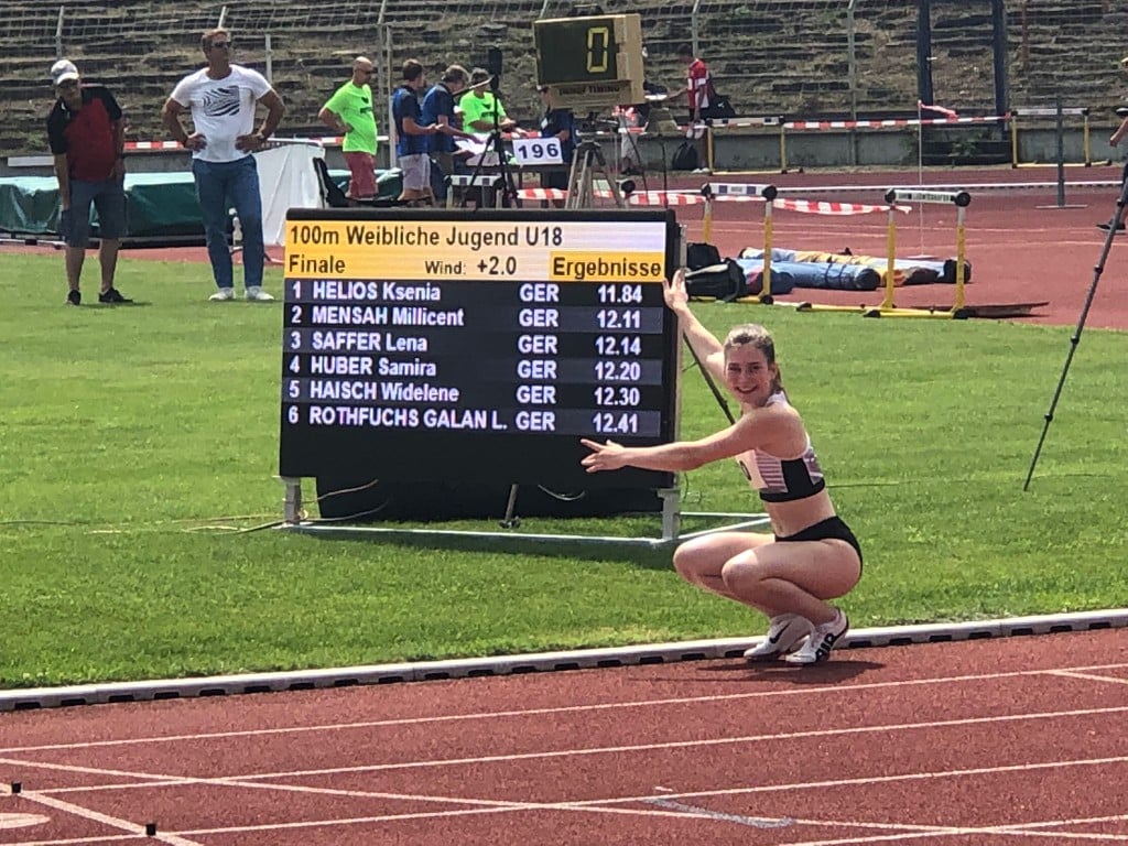 Du betrachtest gerade Video: Ksenia Helios siegt über 100 m in 11,84 sec
