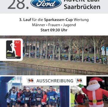 28. FORD Adventlauf und SLB-Seniorenmeisterschaften über 10 km Straßenlauf