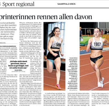 Sprinterinnen rennen allen davon