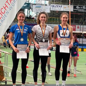 Maja Schorr holt Silber über 800 m bei Süddeutschen Hallen-Meisterschaften in Sindelfingen