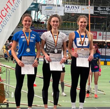 Maja Schorr holt Silber über 800 m bei Süddeutschen Hallen-Meisterschaften in Sindelfingen