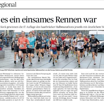Beitrag in der SZ: Warum es ein einsames Rennen war