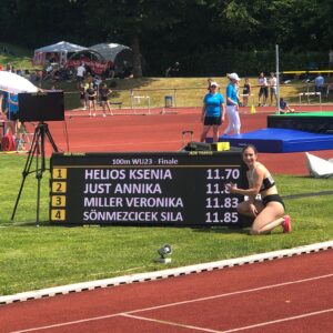 Ksenia Helios Süddeutsche Meisterin mit neuem Saarrekord