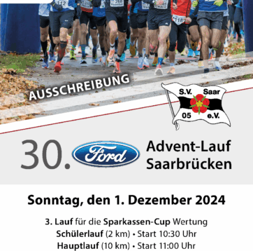 30. FORD Advent-Lauf Ausschreibung