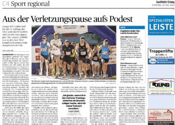 Aus der Verletzungspause aufs Podest – SZ vom 20.05.25
