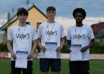 3×1.000 m Staffel mit Titelgewinn in Rehlingen.