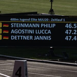 Lucca Agostini mit U20 Rekord über 400 m