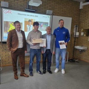 Lucca Agostini Elitesportler 2025 des Gymnasiums am Rotenbühl