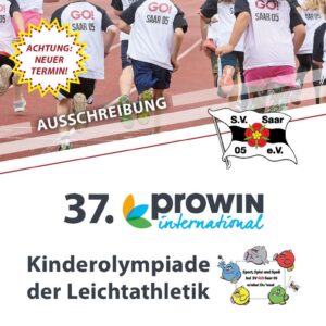 Hinweis: Verschiebung Kinderolympiade auf 30. August 2026