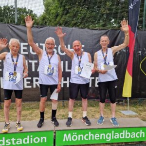 Gold für M80-Staffel bei Masters DM