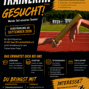 Trainerteam SprintSquad sucht Verstärkung
